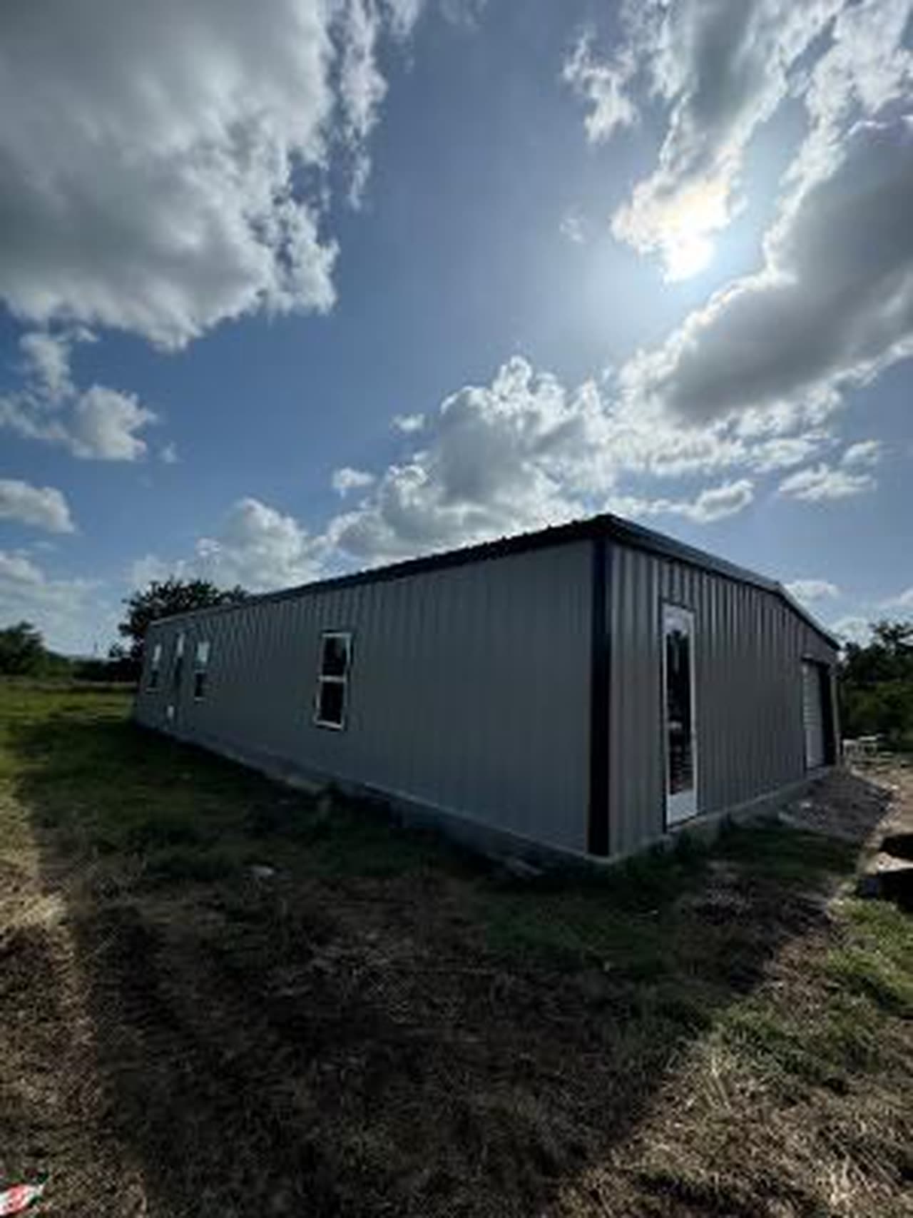 Custom home metal building, Central Texas